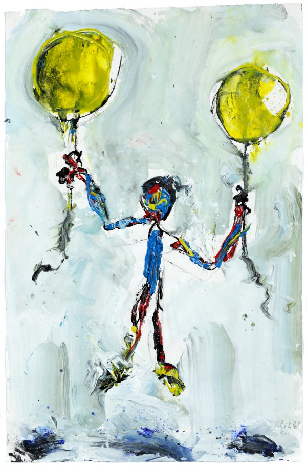 Kind mit Luftballons | Jörg Kitta-Kittel | 2000